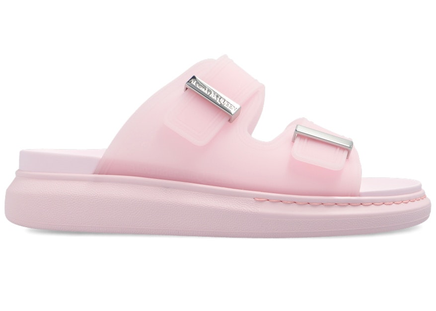 Alexander McQueen Leather Tread Slick Boot Pink White (Women's) -  702041WHZ625658 - GB